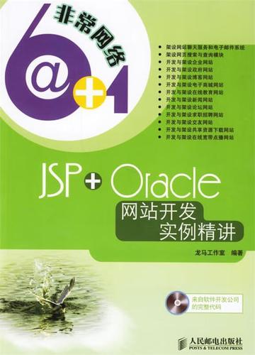 JSP+Oracle 网站开发实例精讲 龙马工作室 编著 人民邮电出版社【正版非新】